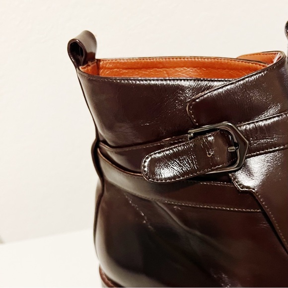 $J. Ransford Collection Jodhpur Boots, Dark Brown, Round Toe, Low Heel, Size 10 - Picture 7 of 11